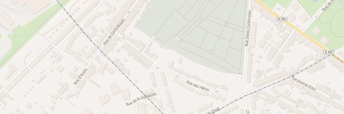 Plan du 32 Rue des Heros Cte Cheminots à Anzin