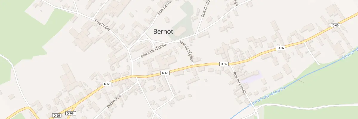 Plan du 8 Pl de l’Eglise à Bernot