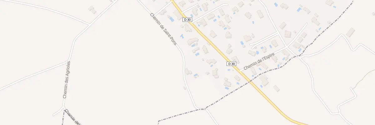 Plan du 231 Chemin de Saint Pons à Campagnan