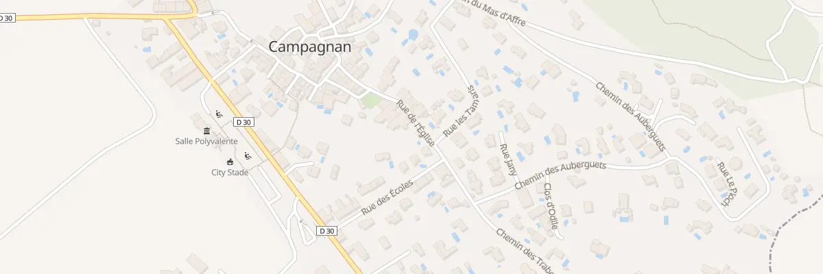 Plan du 1 Rue de l’Eglise à Campagnan