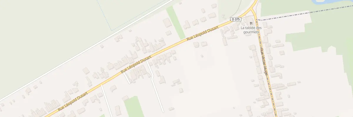 Plan du 1408 Rue Leopold Dussart à Raismes