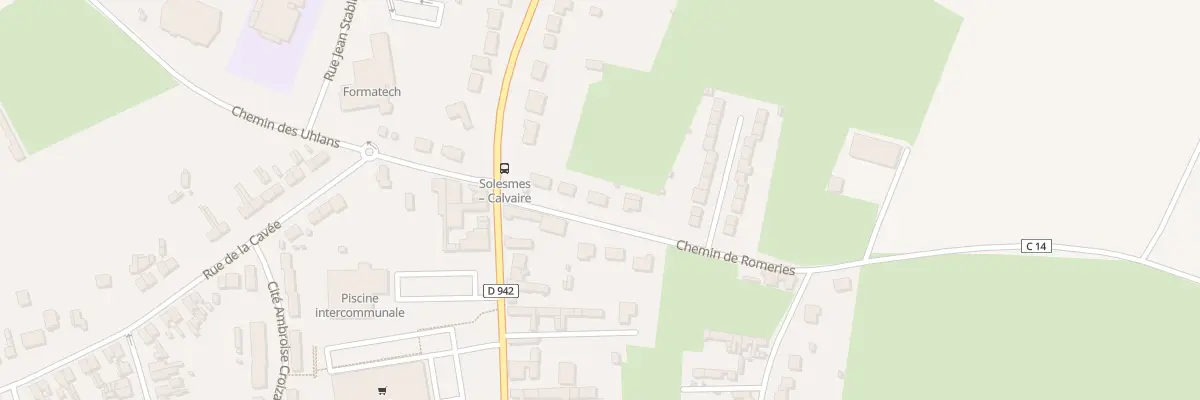 Plan du 6 Che de Romeries à Solesmes