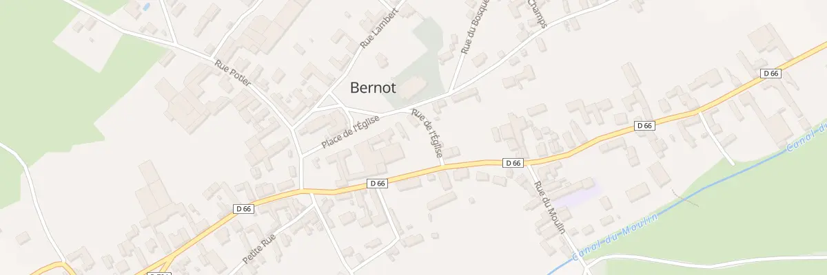 Plan du 10 Pl de l’Eglise à Bernot