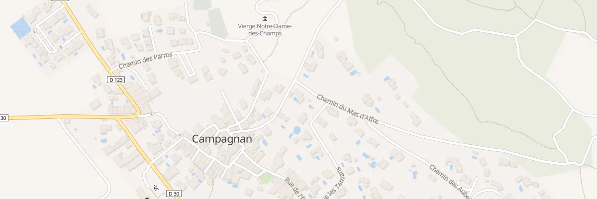 Plan du 10 Rue des Aires à Campagnan