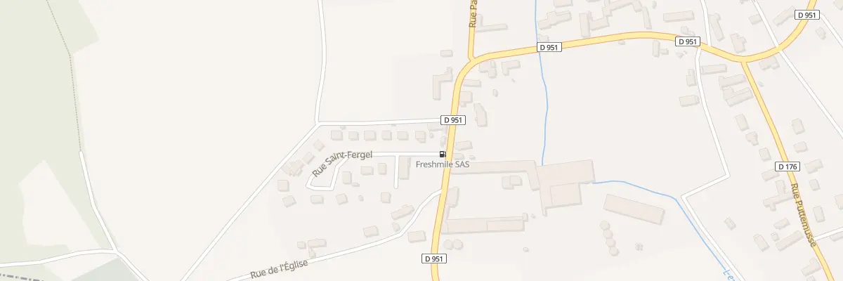 Plan du 1 Rue Saint Fergel à La Saulsotte