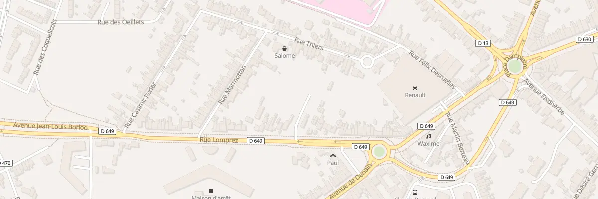 Plan du 56 Rue Lomprez à Valenciennes