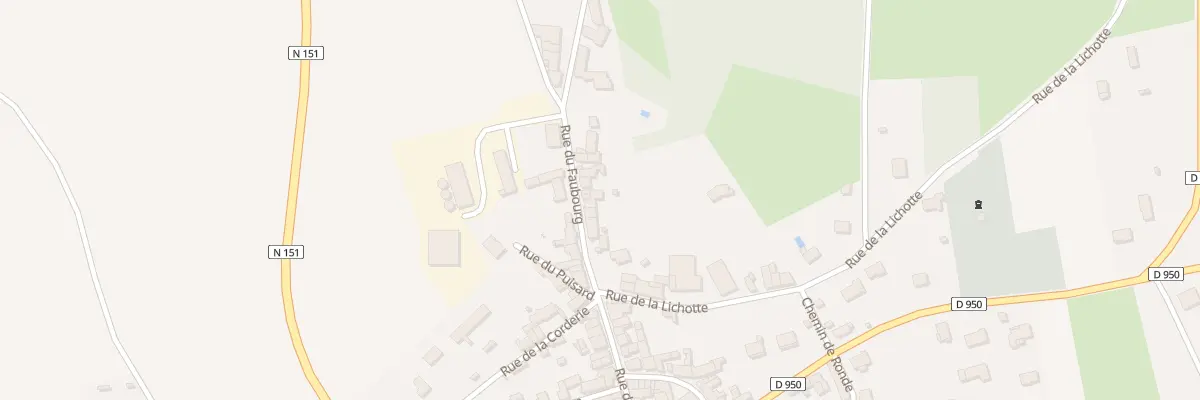 Plan du 24 Rue du Faubourg à Courson-les-Carrières