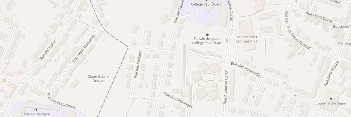 Plan du 8 Rue des Fauvettes à Beuvrages