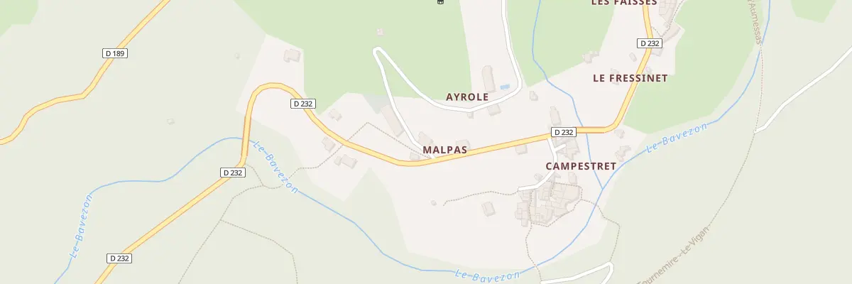 Plan du 5171 Ayrole à Aumessas
