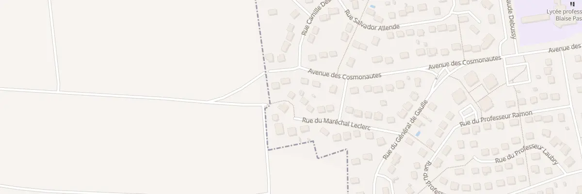 Plan du 18 Rue Mal Leclerc à Migennes