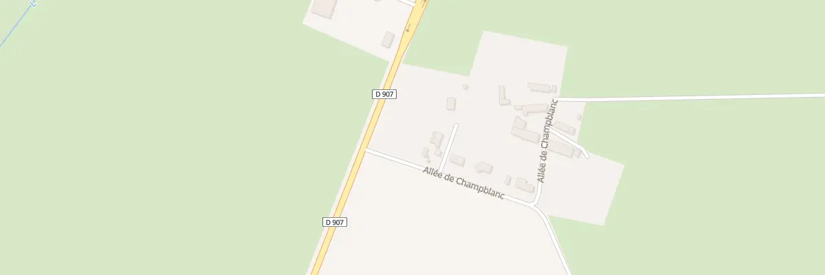 Plan du 1 All de Champblanc à Magnet