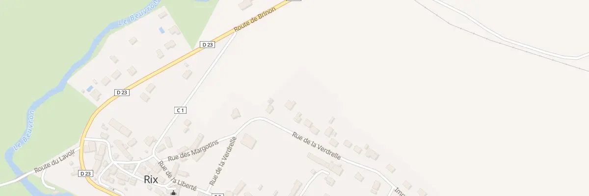Plan du 5 Rue de la Verdrelle à Rix