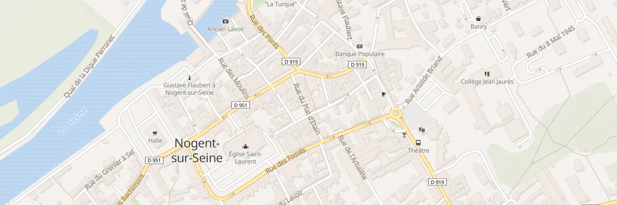 Plan du 9 Rue du Plat d’Etain à Nogent-sur-Seine