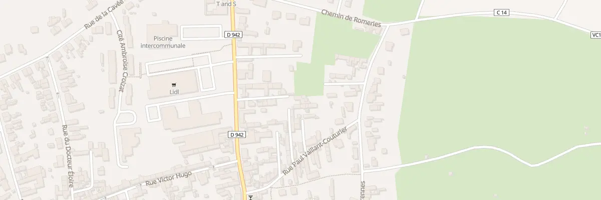 Plan du 58 Rue du Général de Gaulle à Solesmes