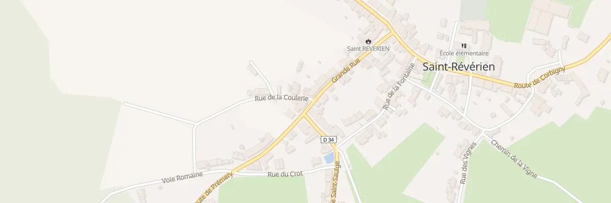 Plan du 1 Rue de la Coulerie à Saint-Révérien