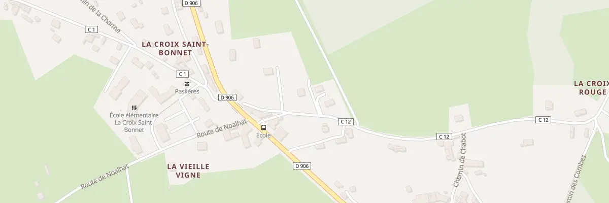 Plan du 7 Che de Montpeyroux à Paslières
