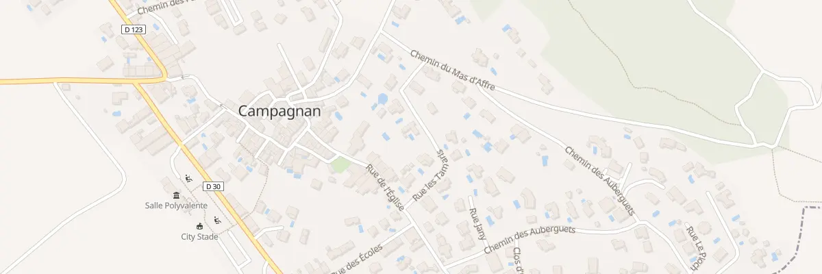 Plan du 1 Rue les Genets à Campagnan