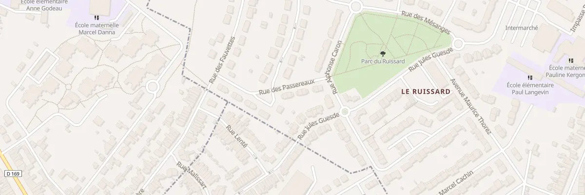 Plan du 9 Rue des Passereaux à Beuvrages