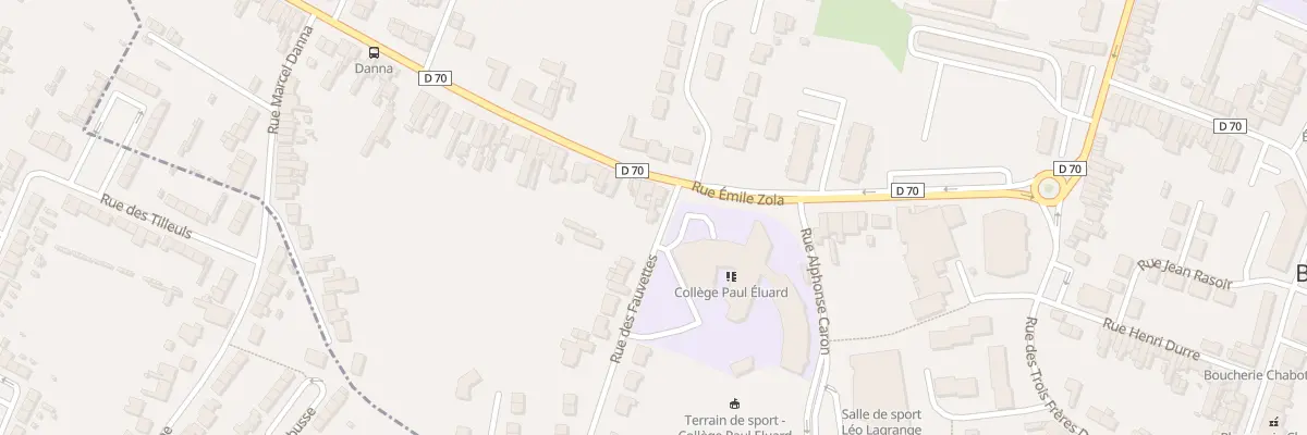 Plan du 62 Rue Emile Zola à Beuvrages