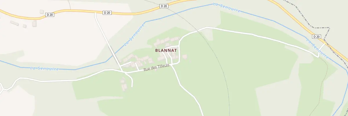 Plan du 5052 Blannat à Domeyrat