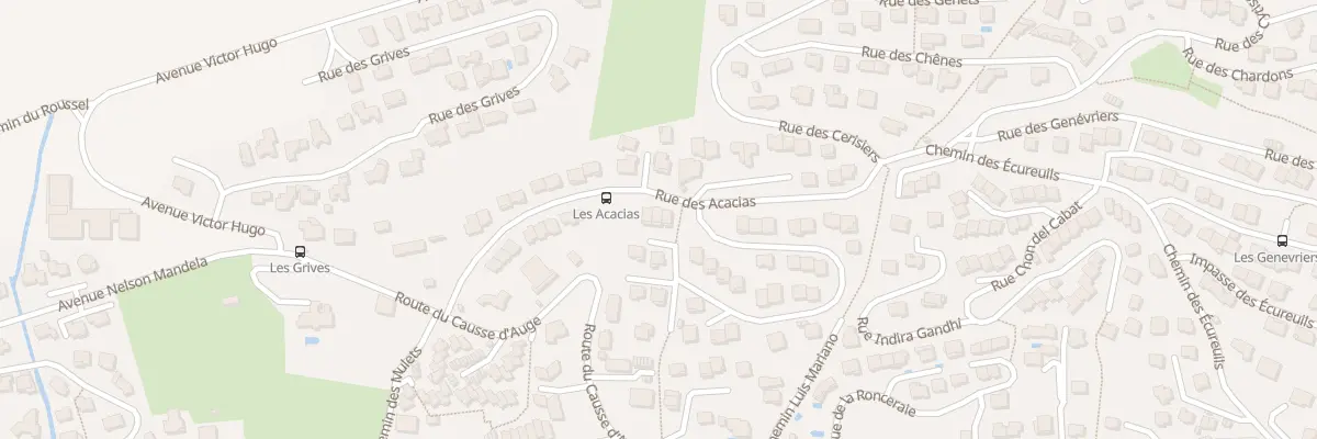 Plan du 1B Rue des Acacias à Mende