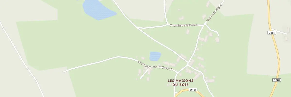 Plan du 6 Che du Vieux Gavard à Crux-la-Ville