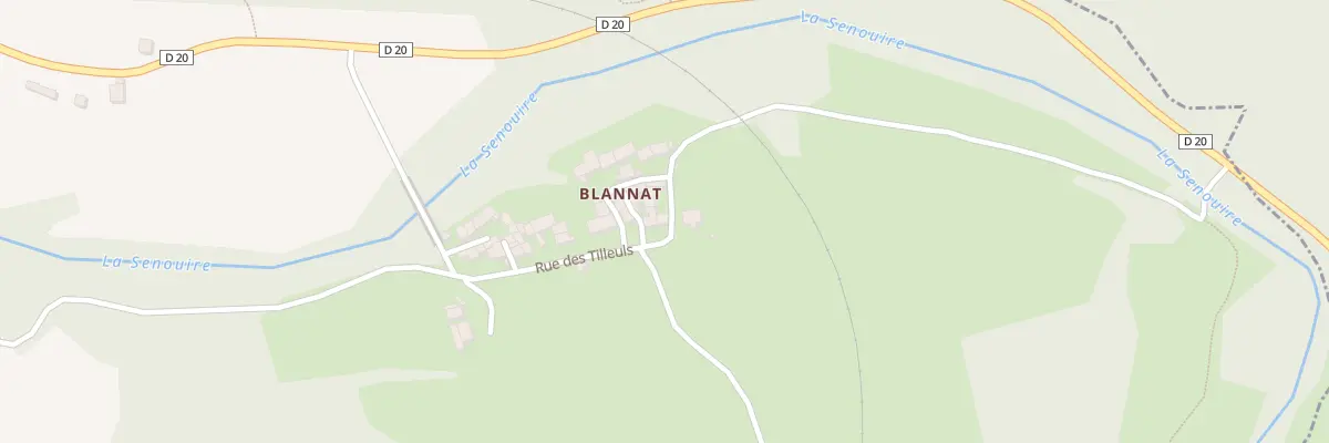 Plan du 5050 Blannat à Domeyrat
