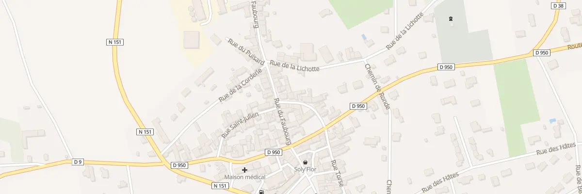 Plan du 44 Rue Torse à Courson-les-Carrières