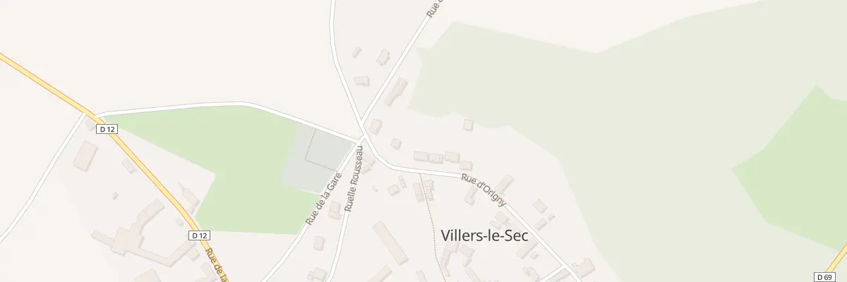 Plan du 16 Rue d’Origny à Villers-le-Sec
