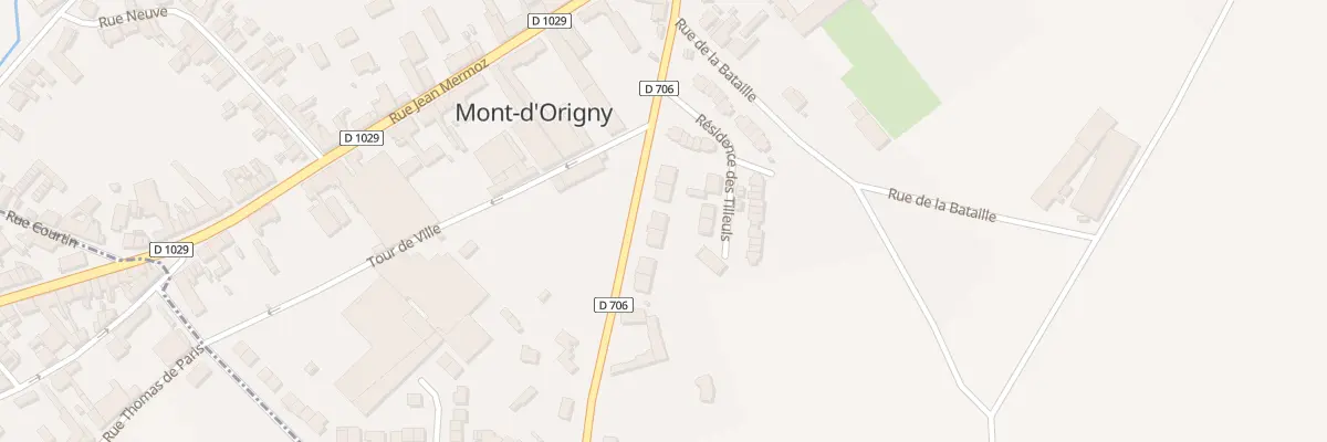 Plan du 7 Rue de la Libération à Mont-d’Origny
