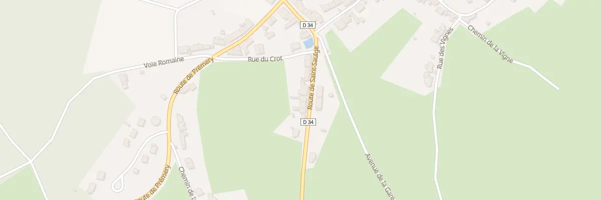 Plan du 16 Rte de St Saulge à Saint-Révérien