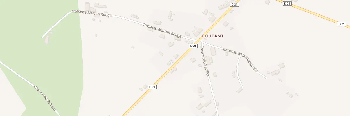 Plan du 20 Village Coutant à Treteau
