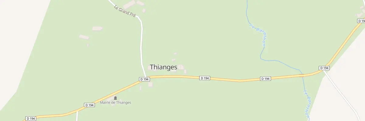 Plan du 3 Rte de la Machine à Thianges