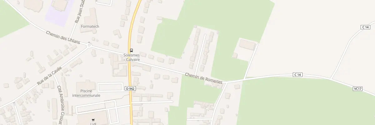 Plan du 2 Rue Printanière à Solesmes
