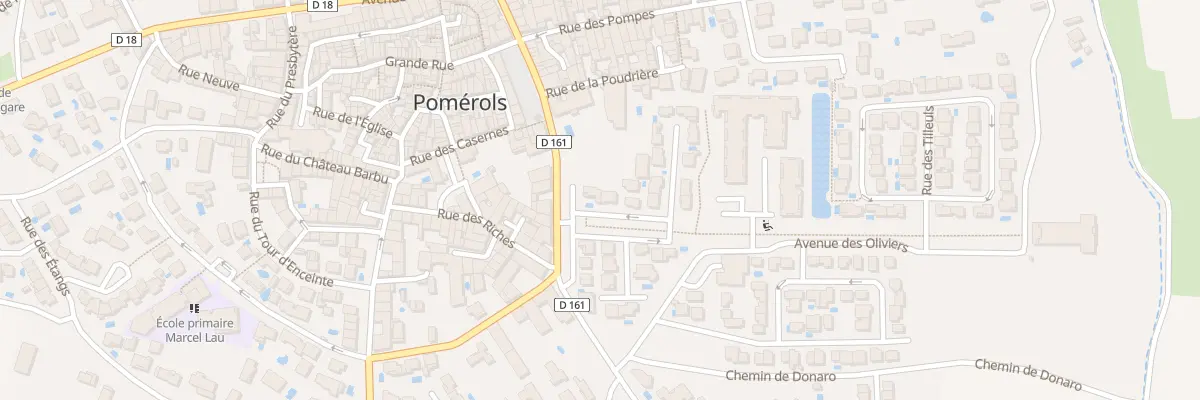 Plan du 27 Rue Paul Bezard Falgas à Pomérols