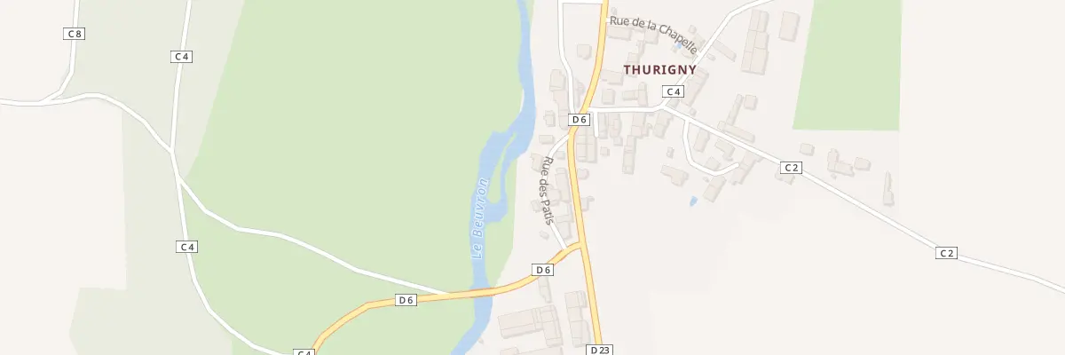 Plan du 111 Thurigny à Saint-Germain-des-Bois