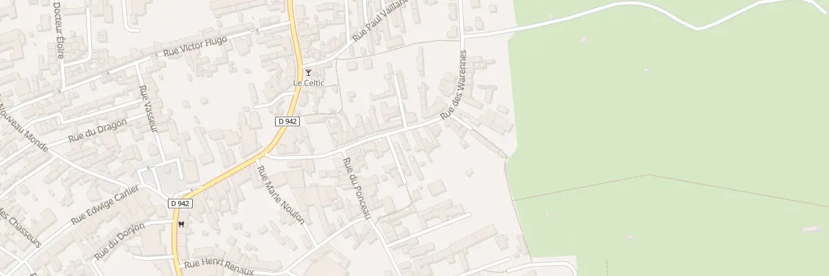 Plan du 38 Rue des Warennes à Solesmes