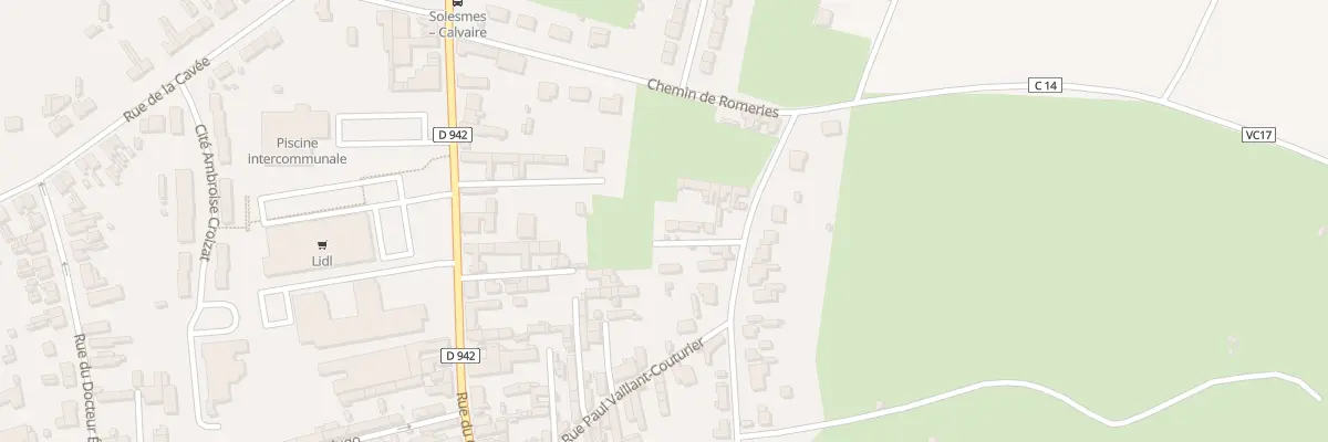 Plan du 81 Rue Paul Vaillant-couturier à Solesmes