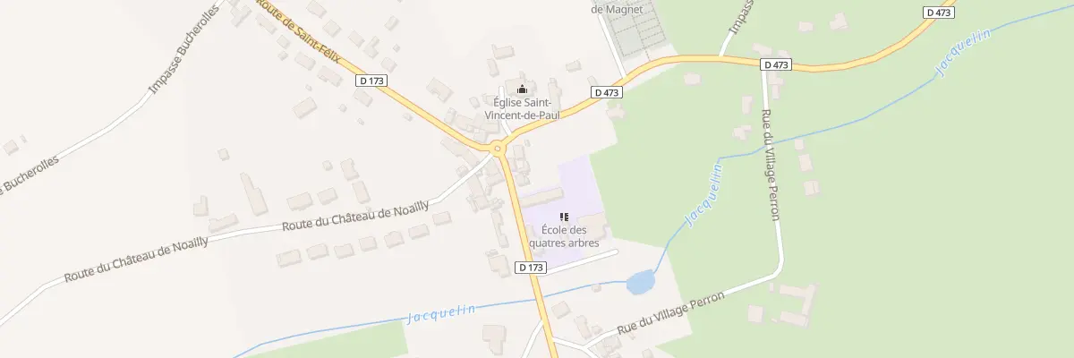 Plan du 3 Rue des Ecoles à Magnet