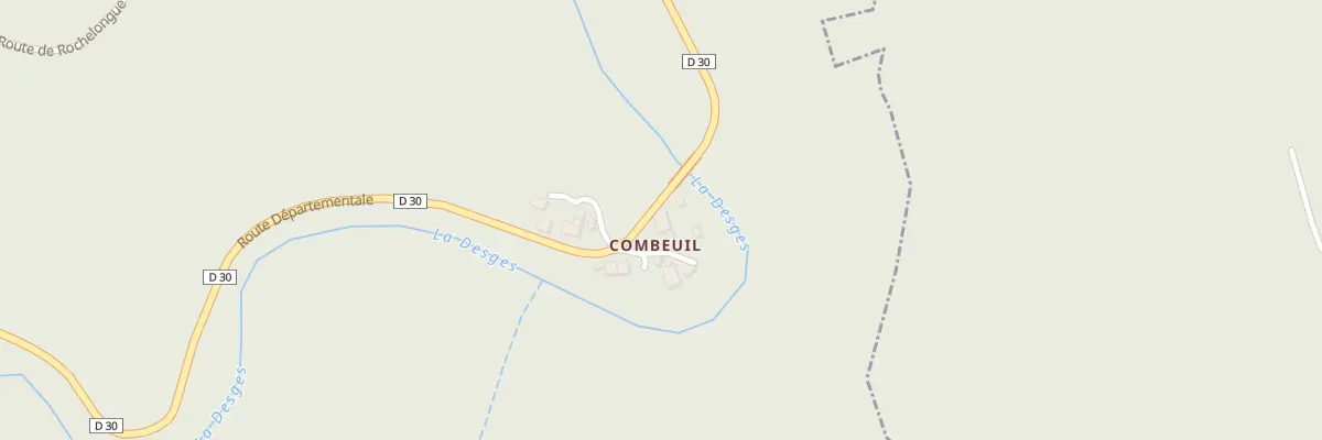 Plan du 5028F Combeuil à Chazelles