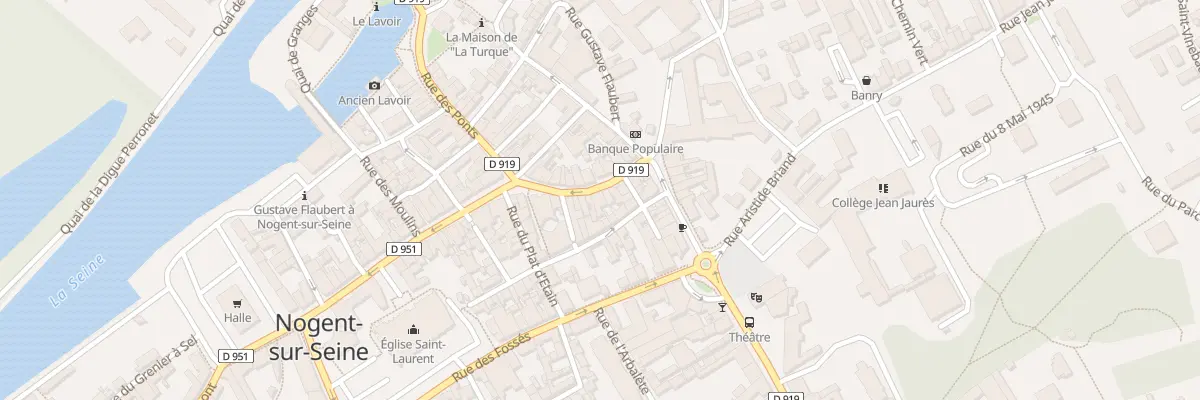 Plan du 13 Rue de l’Hotel Dieu à Nogent-sur-Seine