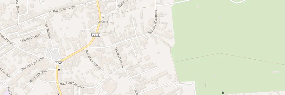 Plan du 36 Rue des Warennes à Solesmes