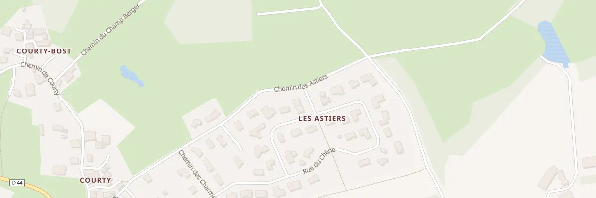Plan du 2 Rue du Chêne à Thiers