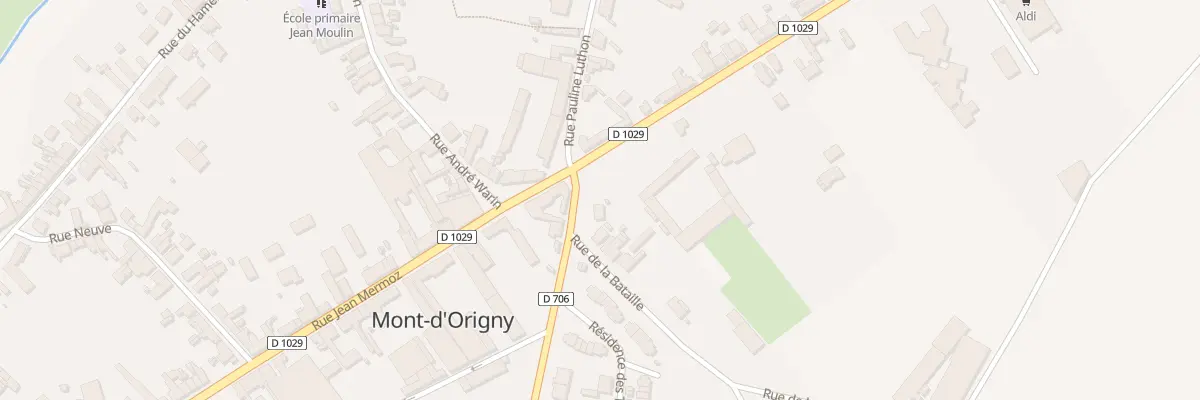 Plan du 1 Rue de la Libération à Mont-d’Origny
