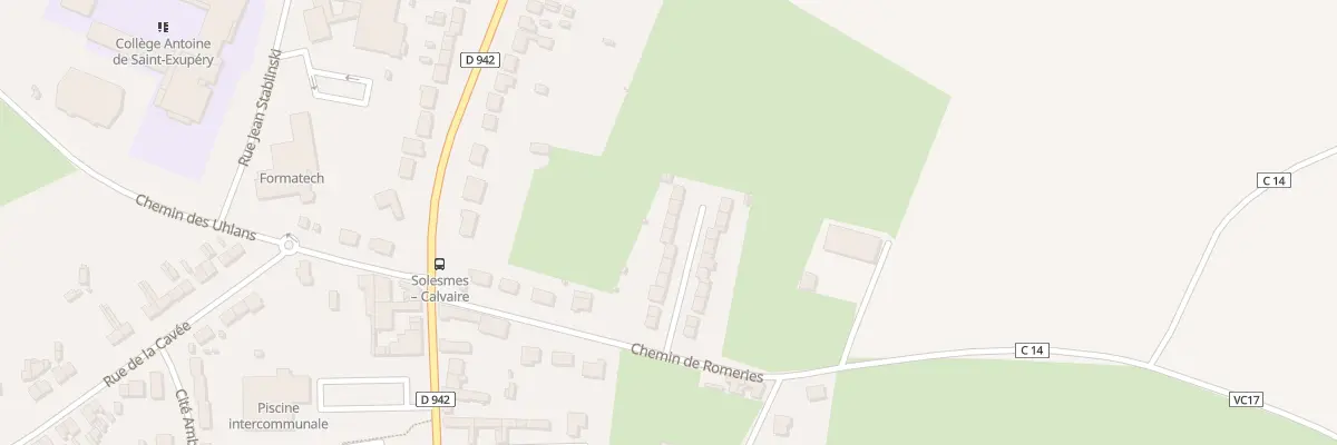 Plan du 8 Rue Printanière à Solesmes