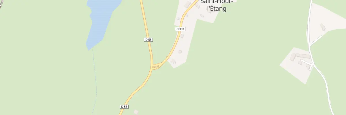 Plan du 5001 Le Bourg à Saint-Flour-l’Étang