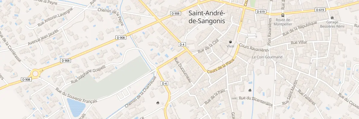 Plan du 3 Rue du Souvenir Français à Saint-André-de-Sangonis