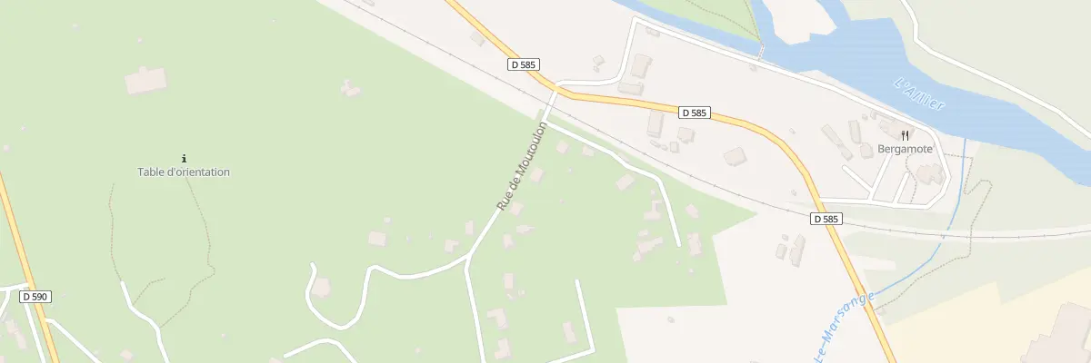 Plan du 3 Rue de Moutoulon à Langeac