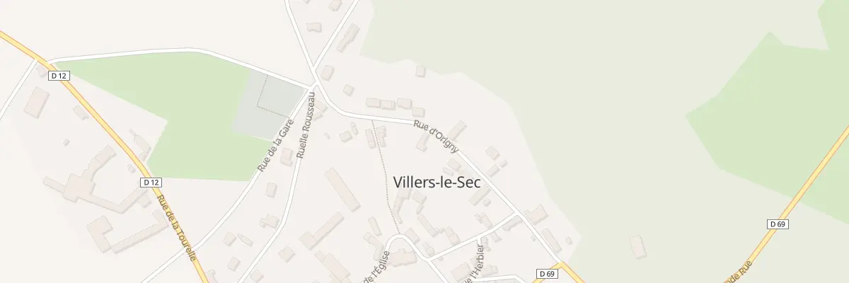 Plan du 7 Rue d’Origny à Villers-le-Sec