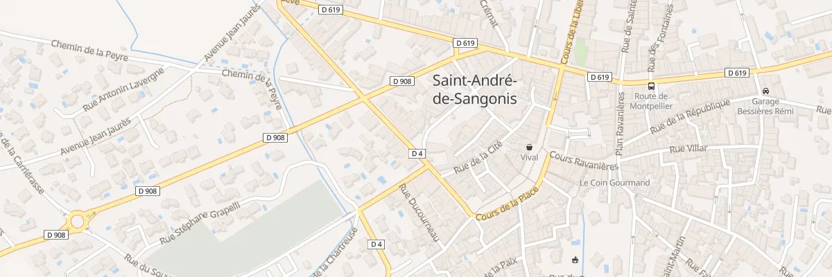 Plan du 10 Crs Grégoire à Saint-André-de-Sangonis